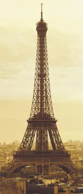 Image de Sanders & Sanders Affiche Paris Vue Beige - 600790 - 90 x 202 cm