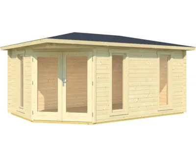 Produktbild von Gartenhaus Outdoor Life Edinburgh 2 inkl. Fußboden 490,3 x 322,3 cm natur