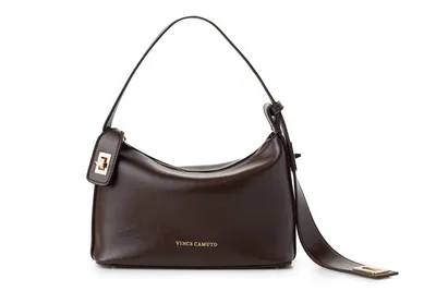 Produktbild von Vince Camuto, Novara - Chocolate Brown, Umhängetasche, 100 % POLY, Braun, 24 x10 x16 cm