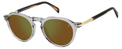 Image de Lunettes de soleil pour homme David Beckham DB 1171/S Gris havane marron 50/21/145