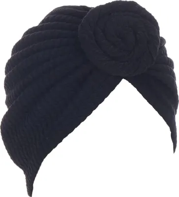 Obrázek produktu pro Jumada's – turban – čelenka – pokrývka hlavy – čepice pro chemoterapii – elastická – černá