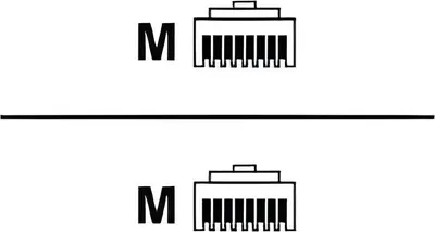 Obrázok produktu pre HPE Aruba Networking JW072A, RJ-45, RJ-45, Čierna