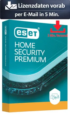 Produktbild von ESET HOME Security Premium (1 Device - 1 Jahr) DACH ESD Antivirus Sicherheit 5 Min. Versand als Download per Mail