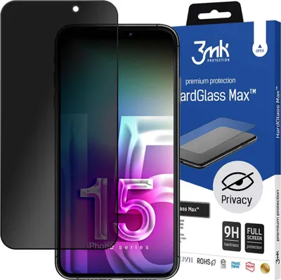 Immagine prodotto di Apple Iphone 15 Pro Max - 3Mk Hardglass Max Privacy Nero