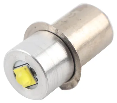 Immagine prodotto di P13.5S 3 W Torcia LED, lampadina di ricambio, torcia elettrica, lampada da lavoro di emergenza (bianca, 4–12 V)
