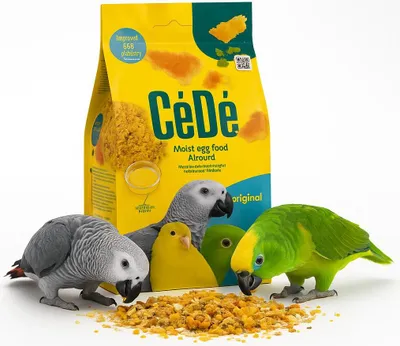 Zdjęcie produktu dla CEDE Allround Original 200 g - Karma Jajeczna dla Papug i Ptaków | Wysokobiałkowy Pokarm Uniwersalny