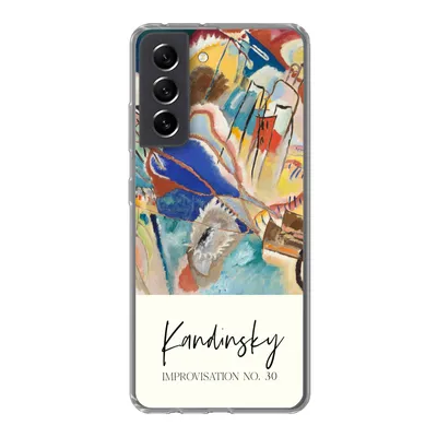 Produktbild von MuchoWow® Handyhülle Schutzhülle Hülle für Samsung Galaxy S21 FE Improvisation Nr. 30 - Wassily Kandinsky - Kunst Silikon Softcase Handy Hülle - Mobiltelefonhülle