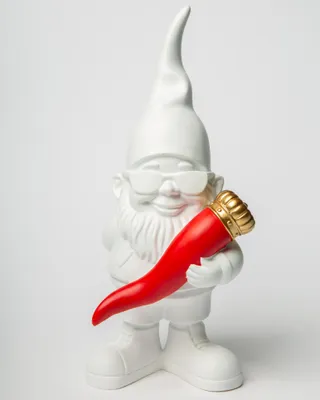 Produktbild von Lucky White Dwarf Statue 29 cm
