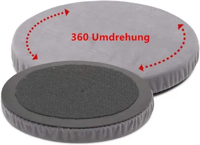 Productafbeelding van Draaibare autostoel, 360° draaibaar, comfortabel, antislip, geschikt voor auto, kantoor en thuis, rood