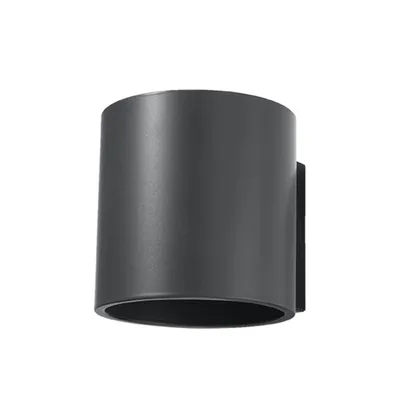 Image de Applique ORBIS 1 anthracite 1xG9 8W aluminium 10x12x10cm Sollux Lighting
