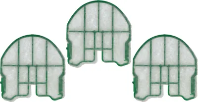 Produktbild von vhbw 3x Motorschutz-Filter kompatibel mit Vorwerk Kobold VB100, VB 100 Staubsauger