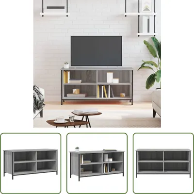 Produktbild von The Living Store TV-Schrank Grau Sonoma 100x40x50 cm Holzwerkstoff