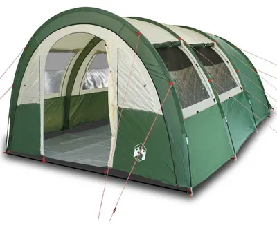 Immagine prodotto di vidaXL Tenda a tunnel 4 persone Verde Impermeabile