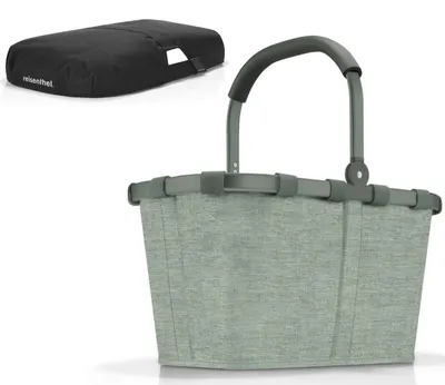 Produktbild von reisenthel Einkaufskorb Tasche Korb carrybag frame twist sage BK5049 + Cover