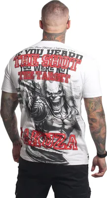Produktbild von Yakuza Herren Target Regular T-Shirt, Weiß, XL