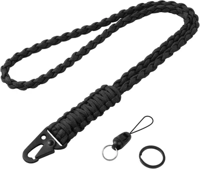 Produktbild von 3 Vicloon Paracord Schlüsselanhänger, Umhängeband Schlüsselband
