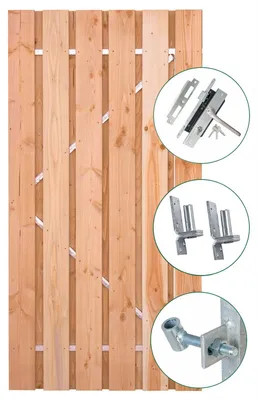 Productafbeelding van Tuindeur Privacy douglas 100 cm Tuindeco