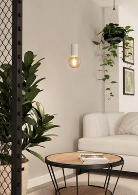 Immagine prodotto di Eglo lampada a sospensione Pozueta 1 bianco 6,5 x 110 cm E27