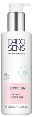 Produktbild von DADO SENS ExtroDerm Shampoo, 200 ml, Shampoo, Unisex, Alle Haare, Anti-Juckreiz, Feuchtigkeitsspendend, Glanz, Beruhigend, Verstärkung, Pumpenflasche