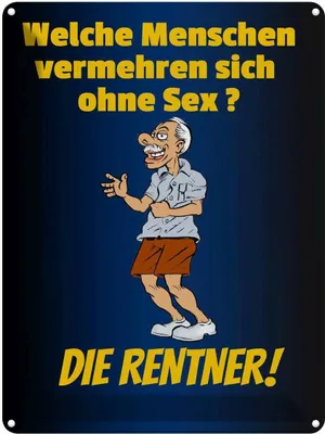 Produktbild von vianmo Blechschild 40x30 cm welche Menschen vermehren sich Spruch Zitat