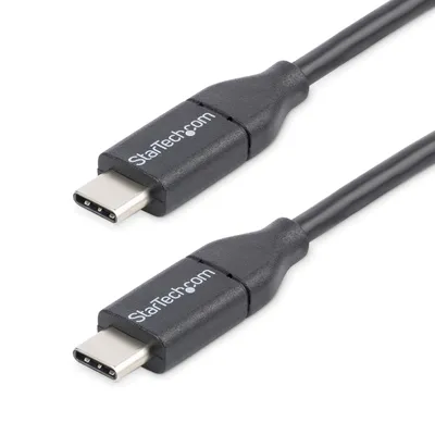 Obrázok produktu pre StarTech.com USB2CC50CM, 0,5 m, USB C, USB C, USB 2.0, Samec/samec, Čierna
