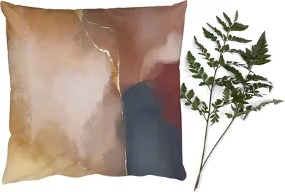 Produktbild von MuchoWow® Zierkissen Sofakissen Wohnzimmer Dekokissen 40x40 cm Abstrakt - Malerei - Pastell - Foto Kissen - Schlafzimmer Dekoration