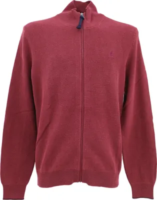 Produktbild von 33279 Lerros, ,  Herren Strickjacke, feiner Jaquardstrick, preiselbeerrot, M