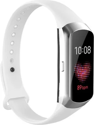 Produktbild von Strap-it Samsung Galaxy Fit Silikonarmband (Weiß)
