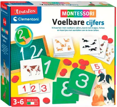Produktbild von Clementoni TOY EDUCATIONAL TACTILE NUMBERS 50737