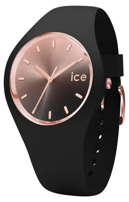 Produktbild von Ice-Watch - ICE sunset Black - Schwarze Damenuhr mit Silikonarmband - 015748 (Me