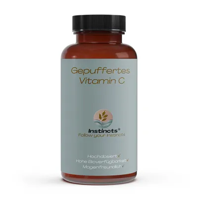 Produktbild von Instincts, Gepuffertes Vitamin C 500mg - 360 Kapseln, Hochdosiert