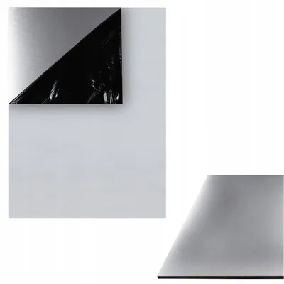 Produktbild von Aluverbundplatte Silber Gebürstet 30x40 cm 3mm ACP ACM Platte Alu Werbeschild Zuschnitt Inox Optik