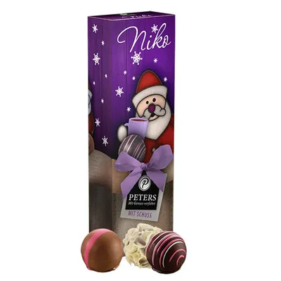 Zdjęcie produktu dla Peters Niko trufla z mieszanką trufli prezent świąteczny 62g