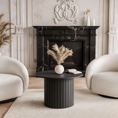Produktbild von Couchtisch ELODIE 70 cm schwarz