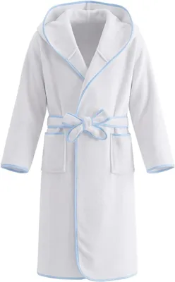 Produktbild von Kinderbademantel, Korallenfleece, mit Kapuze, für Schwimmen