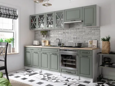 Produktbild von Kuchyňská linka GERTRID 260cm - Olive