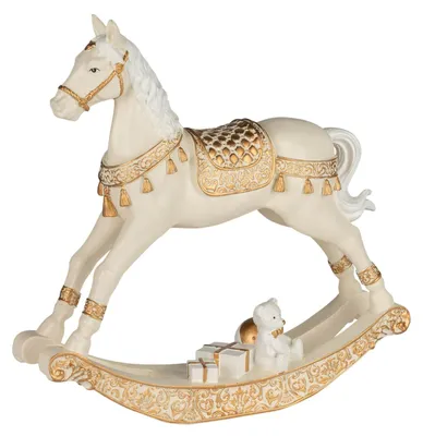 Produktbild von formano Dekofigur Hirsch Figuren 2er Set 48 cm Gold Weihnachten Winterdeko