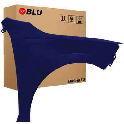 Obrázek produktu pro BLU Blatník náhrada pro Seat Toledo IV 4 LA5E Pravý Modrý MaritimBlau bez otvoru pro blinkr | 2012-2019 | Přední | Lakovaný | Připravený k montáži