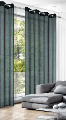 Produktbild von Ösenschal "Alex" - Vorhang mit Ösen - Größe (HxB): 245x140cm Farbe: Blau