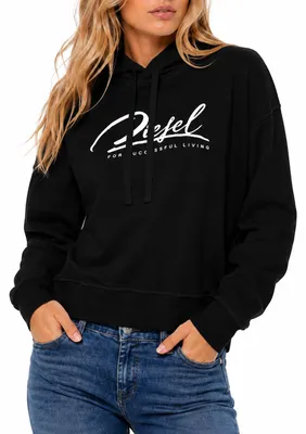 Produktbild von Diesel F-REGGY HOOD ITALICO Damen Sweatshirt Schwarz