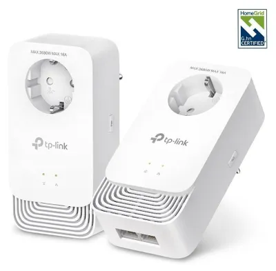 Imagen del producto de TP-Link PG2400P KIT (UE) - Kit TP-Link Powerline PG2400P, sistema de conexión eléctrica