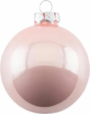 Immagine prodotto di Gift Company Christbaumkugel Opal, Weihnachtskugel, Baumschmuck, Glas, Blush, Ø 6 cm, 11693