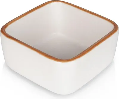 Produktbild von Weiße Steinzeug-Auflaufform 85 ml für Backofen, Spülmaschine, Mikrowelle