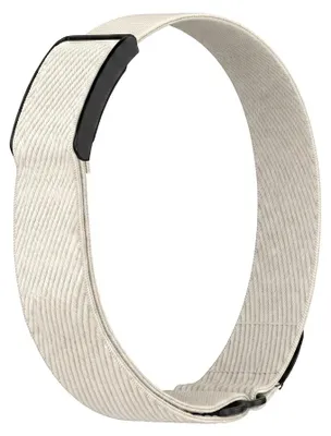 Produktbild von Elastisches Oberarmband für Fitness-Tracker - Nylon - Ersatzarmband - Atmungsaktiv - Schweißresistent - Verstellbar - Beige