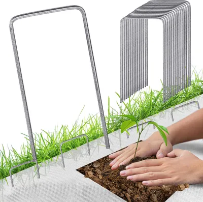Immagine prodotto di Perni In Acciaio Inox Per Agrotessili, Agrotessili, Perni Di Ancoraggio 100 Pz