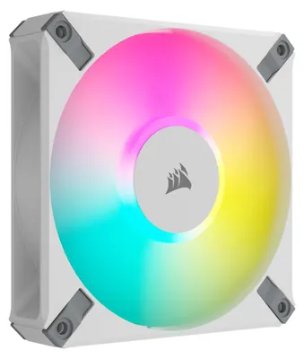 Image de CORSAIR iCUE AF120 RGB ELITE - Ventilateur de boîtier - hautes performances - 120 mm - blanc