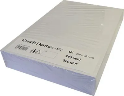Produktbild von Rýsovací karton 200ks/220g C4 (23x33)