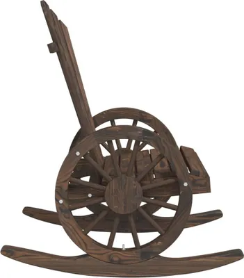 Produktbild von vidaXL Adirondack-Schaukelstuhl Massivholz Tanne