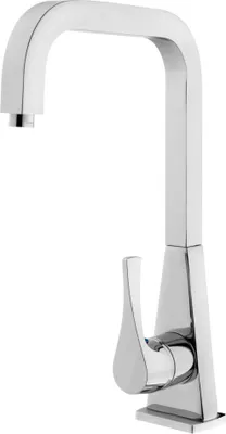 Image de Robinet de cuisine, style moderne, mitigeur d'évier, finition chromée, Selene
