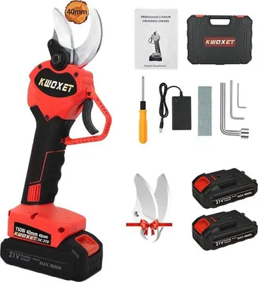 Obrázek produktu pro Elektrické zahradní nůžky s dlouhou výdrží baterie a ergonomickým designem